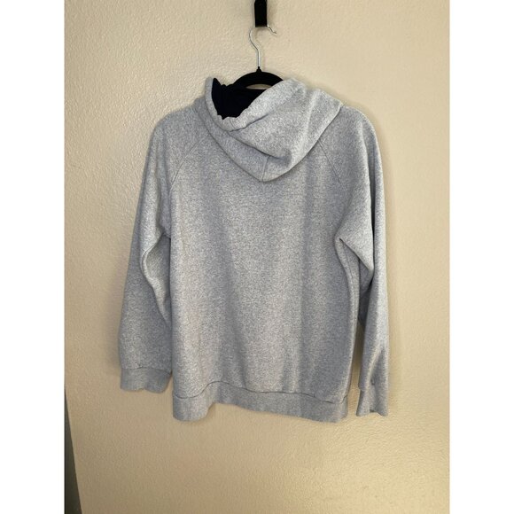 Paris France Gray Hooded Sweatshirt L Front Graphic Pullover Soft Cotton Blend - Picture 5 of 6